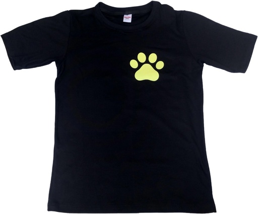 Remera pata cachorro dorado